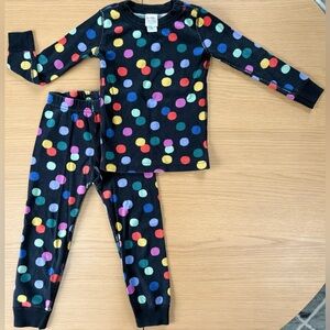 Hanna Andersson Multicolor Dot Organic Cotton Pajamas — Size 100 (4 T)